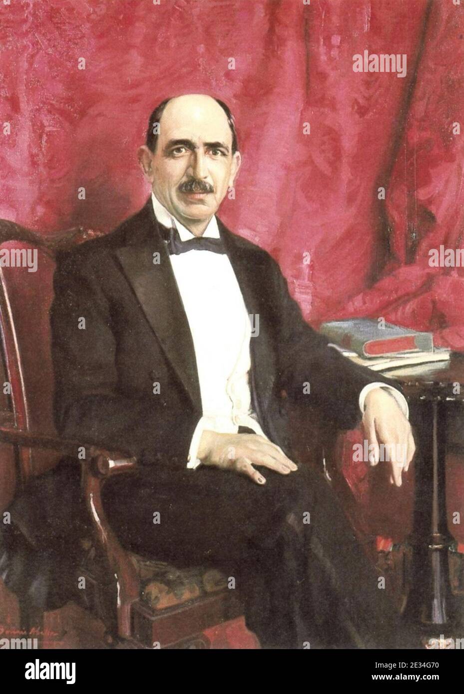 Luis A. Sedó Guichard (Vicente Borrás y Abella). Foto Stock