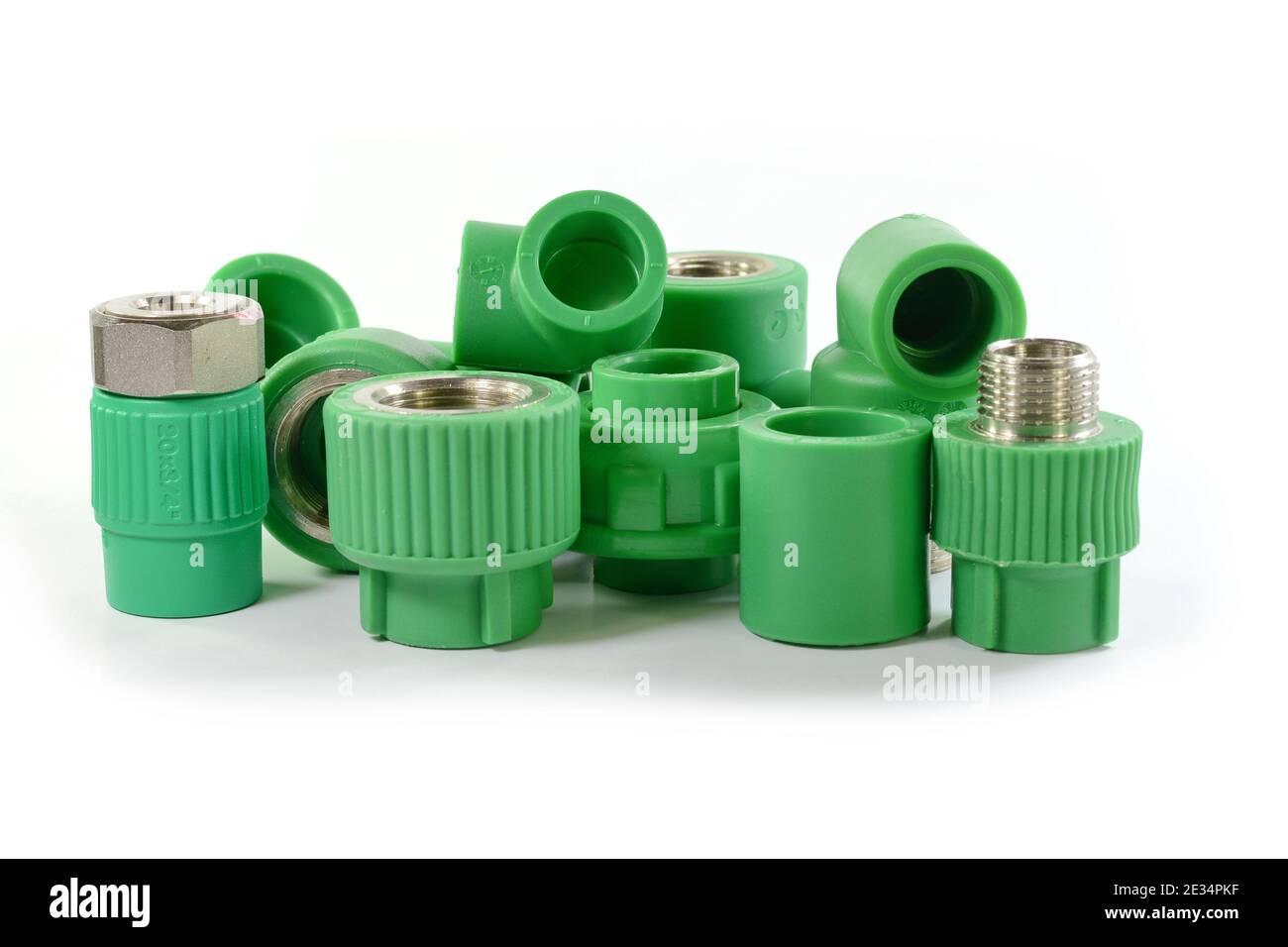 Attrezzi e materiali per lavori sanitari. Foto Stock