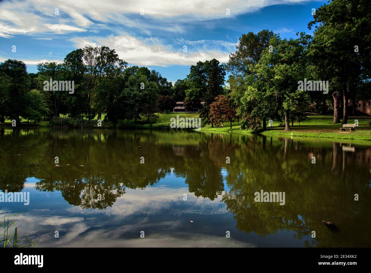 Paesaggio della Pennsylvania, Stati Uniti Foto Stock