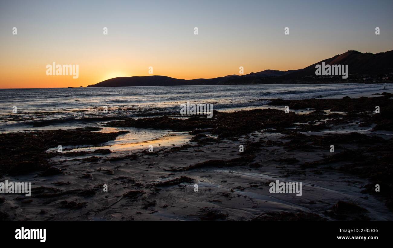 California Tidepools Foto Stock