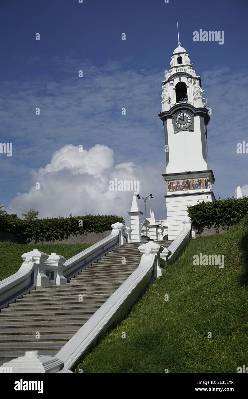 Birch Memorial Clock Tower, Ipoh, Perak, Malesia Foto Stock