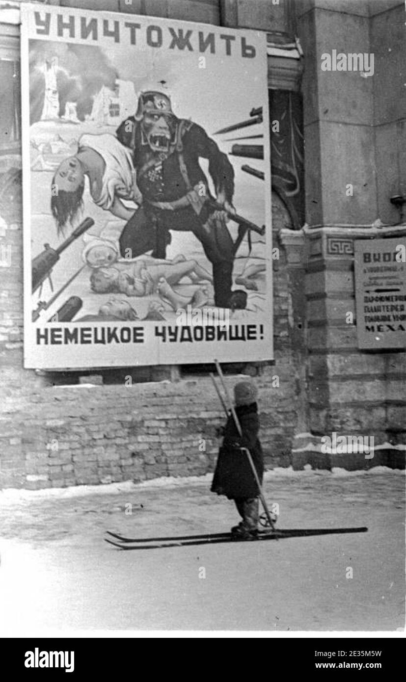 Lviv durante la seconda guerra mondiale (2). Foto Stock