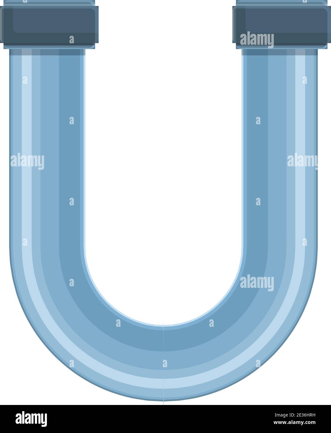 Icona del tubo dell'acqua del tetto. Cartoon di tetto acqua tubo vettore icona per web design isolato su sfondo bianco Illustrazione Vettoriale