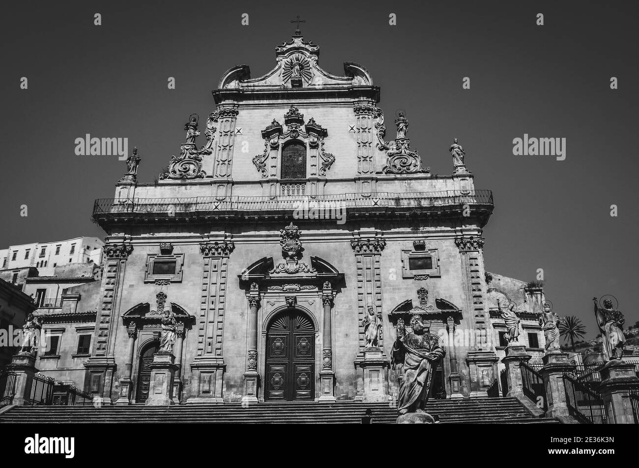 Duomo di San Giorgio a Modica, Ragusa, Sicilia, Italia, Europa, Patrimonio dell'Umanità Foto Stock
