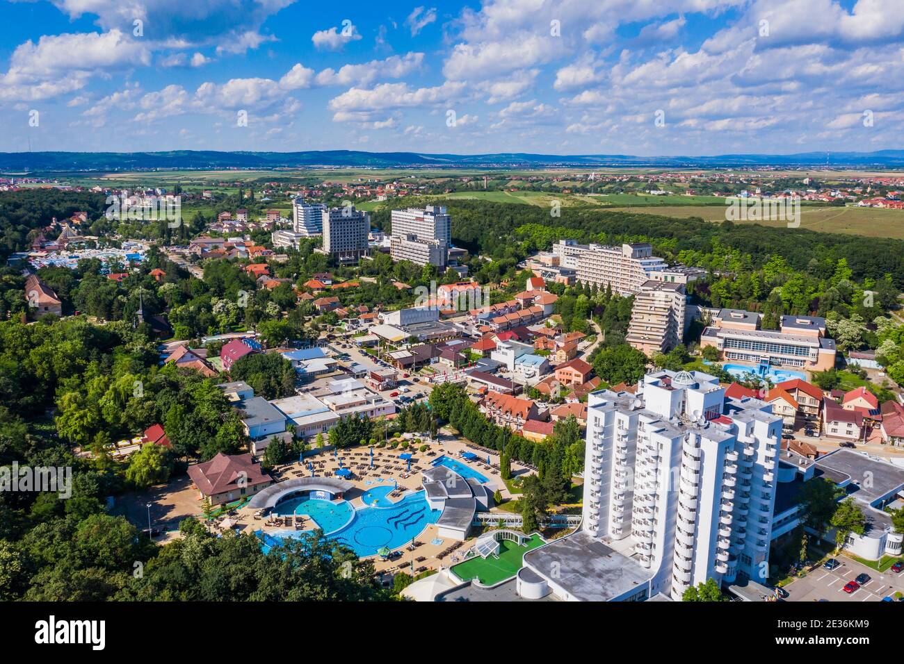 Oradea, Romania. Stazione termale di Baile Felix. Foto Stock