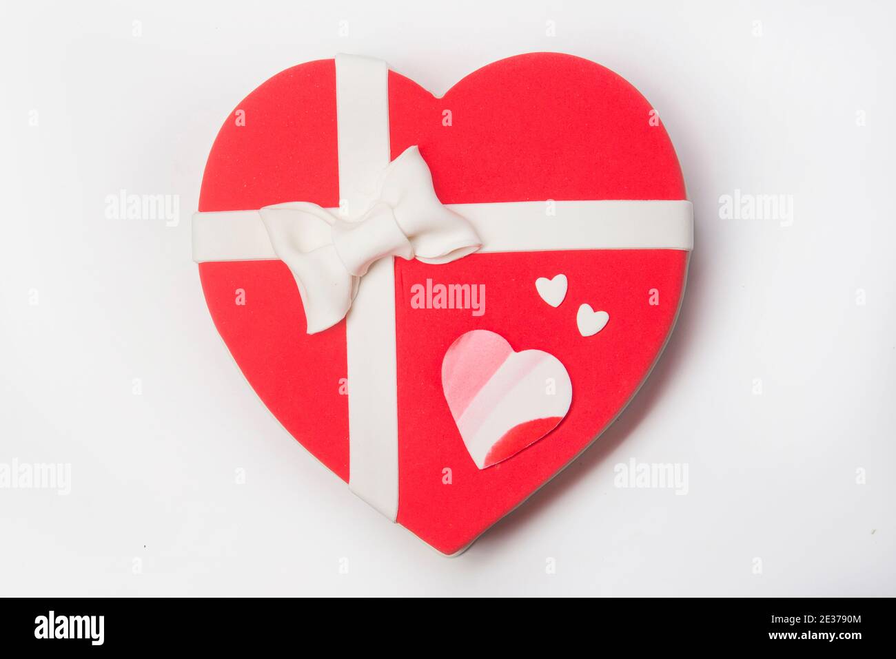 Torta di San Valentino all'ombra del cuore Foto Stock