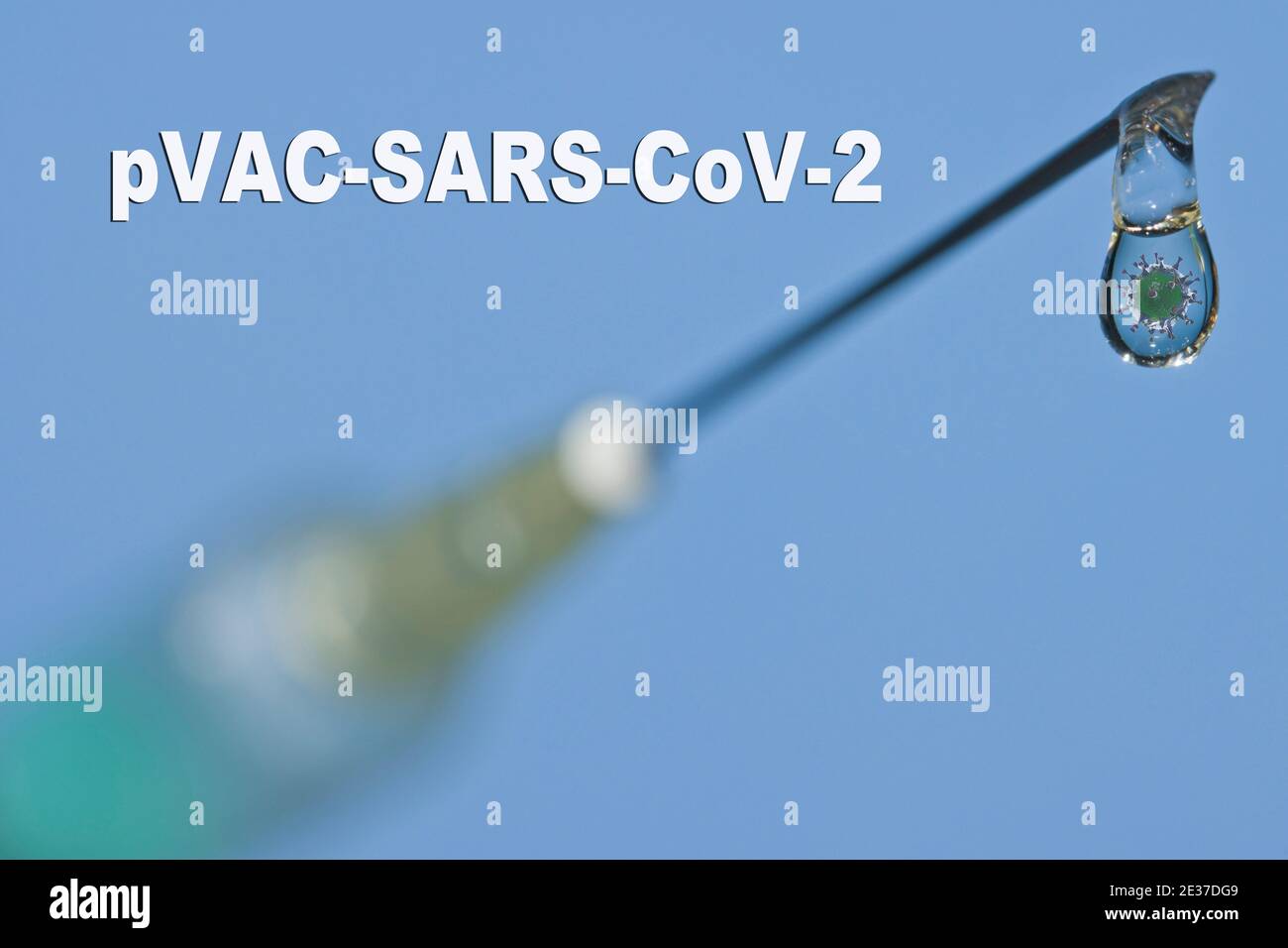 Vaccino contro Sars-COV-2, Covid-19 Foto Stock