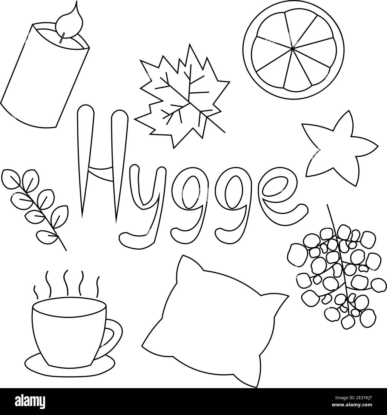 Può essere utilizzato per colorare i bambini, icone, web, cartoline, decorazione, pacaging, stampe per le cose, copertine per quaderni, decorazione di scatole per giocattoli, st Illustrazione Vettoriale