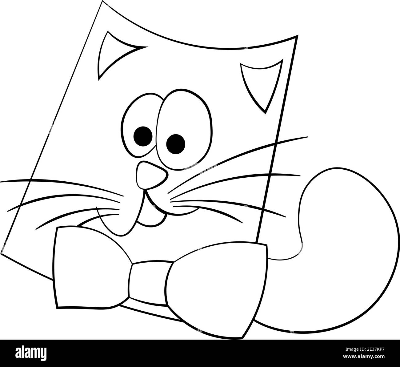 Può essere utilizzato per colorare i bambini, icone, web, cartoline, decorazione, pacaging, stampe per le cose, copertine per quaderni, decorazione di scatole per giocattoli, st Illustrazione Vettoriale