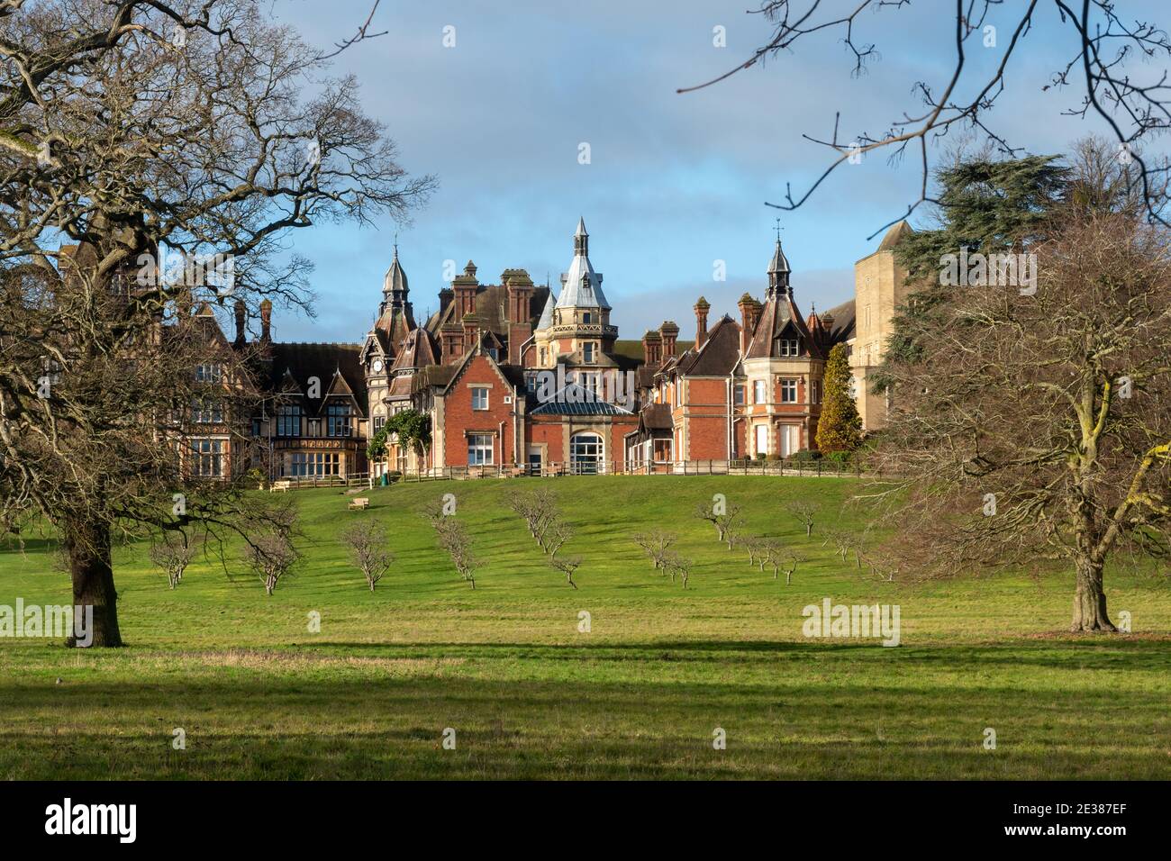 Farnborough Hill, una scuola indipendente cattolica romana per ragazze (scuola pubblica inglese), ex Hillside Convent College, Farnborough, Hampshire, Regno Unito Foto Stock