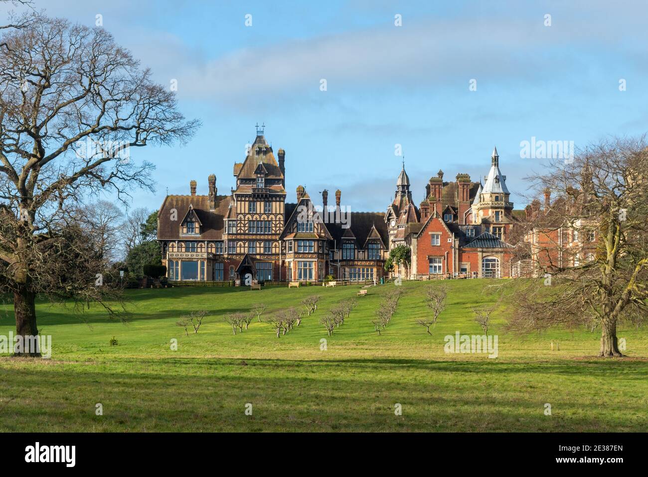 Farnborough Hill, una scuola indipendente cattolica romana per ragazze (scuola pubblica inglese), ex Hillside Convent College, Farnborough, Hampshire, Regno Unito Foto Stock