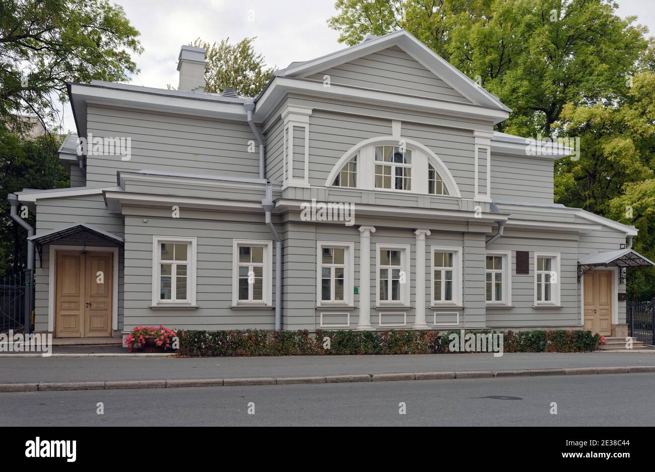 Casa di F. Canobbio a Pushkin vicino San Pietroburgo, Russia. La casa è stata costruita nel 1815 da disegno di William Hastie e poi poche volte migliorata Foto Stock