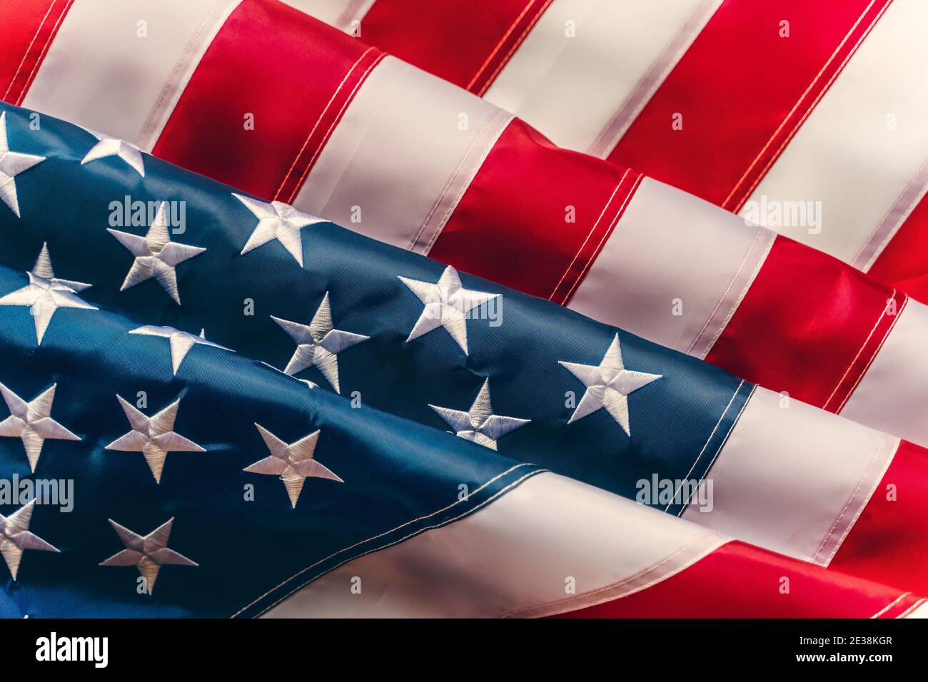 Stati Uniti d'America o USA Flag background, con toni. Foto Stock