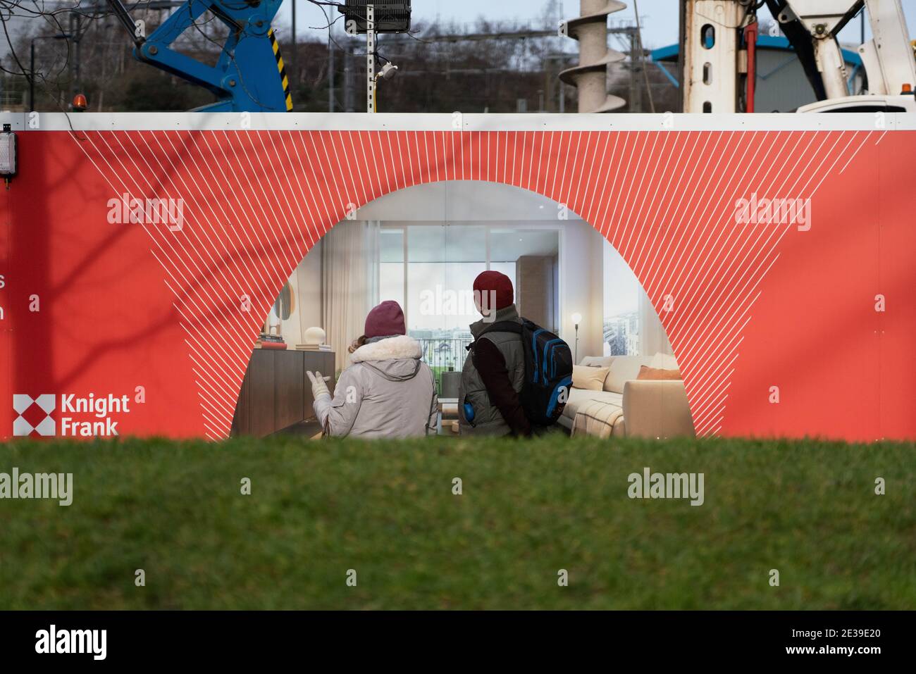 Lewis Cubitt Park, King's Cross Central Foto Stock