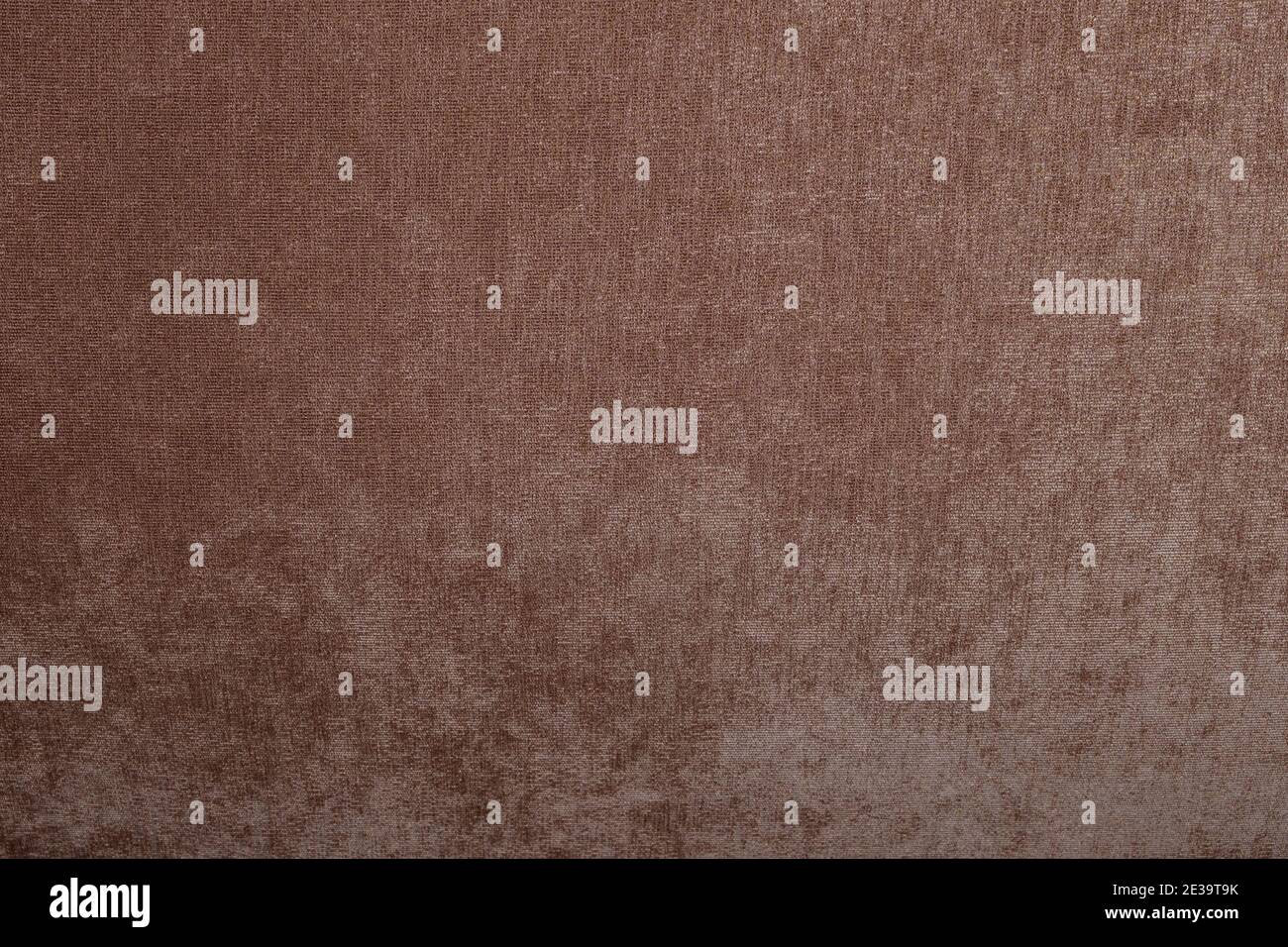 La consistenza del tessuto marrone grossolano. Viene utilizzato per la tappezzeria di mobili rustici. Foto Stock