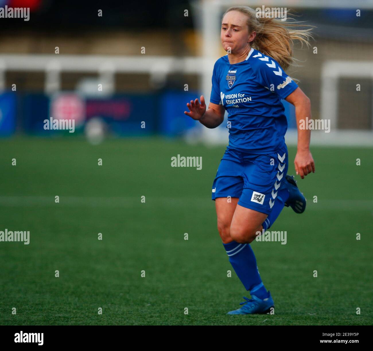 BROMLEY, REGNO UNITO JANUARY17 : Beth Hepple of Durham W.F.C durante il campionato femminile fa tra le donne Crystal Palace e le donne Durham allo stadio Hayes Lane, Bromley, Regno Unito il 17 gennaio 2021 Credit: Action Foto Sport/Alamy Live News Foto Stock