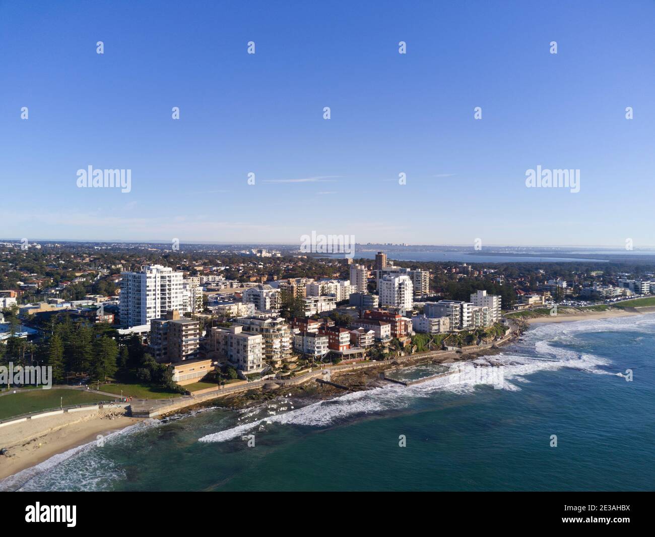 Antenna di lungomare appartamenti edifici Cronulla Sutherland Shire New South Galles Australia Foto Stock