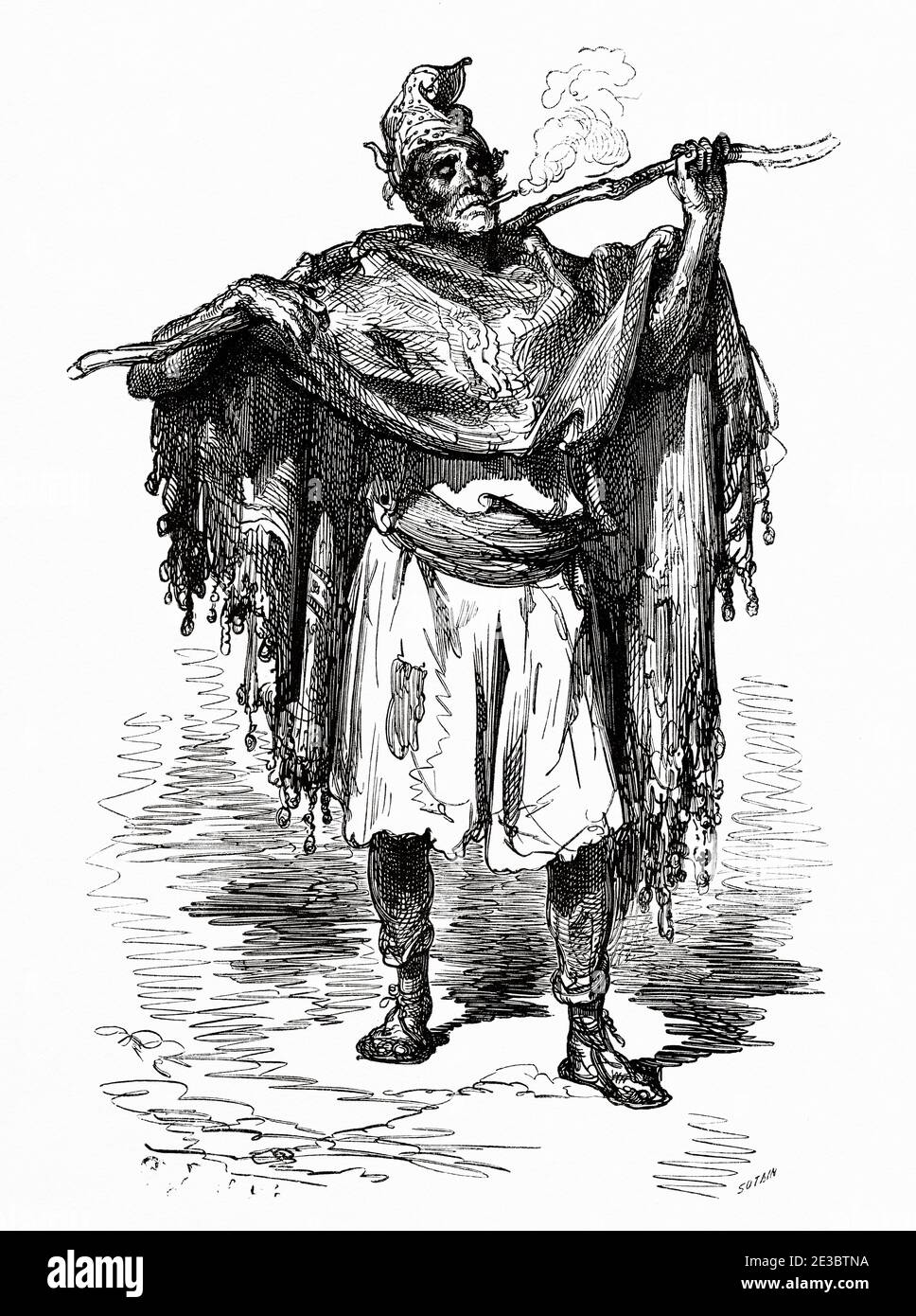 Coltivatore valenciano, Comunidad Valenciana. Spagna, Europa. Illustrazione incisa del 19 ° secolo, El Mundo en la mano 1878 Foto Stock