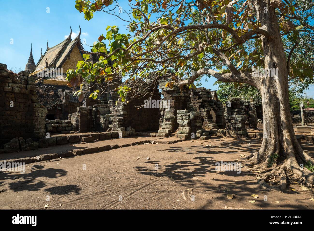 Banteay Prei Nokor, Provincia di Kampong Cham, Cambogia, Asia Foto Stock