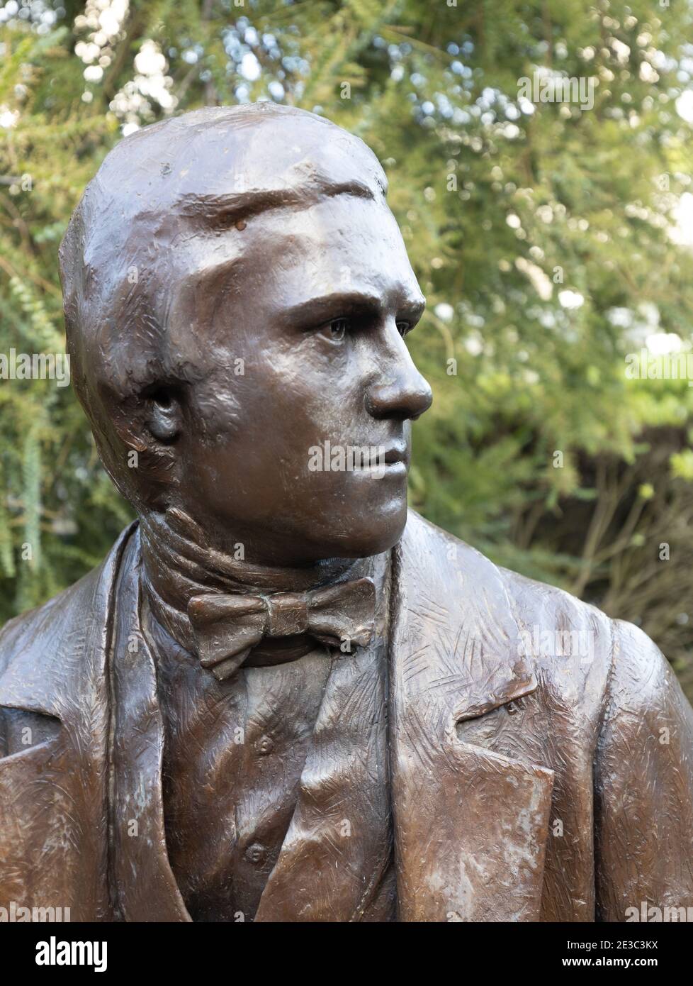 Primo piano sulla statua in bronzo di Darwin famoso biologo e naturalista e padre di biologia evolutiva, Christs Collage Cambridge Foto Stock Primo piano sulla statua in bronzo di Darwin famoso biologo e naturalista e padre di biologia evolutiva, Christs Collage Cambridge Foto Stock