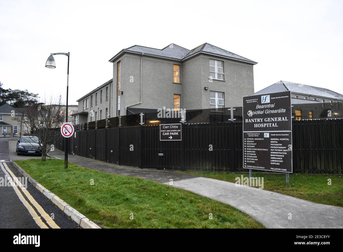 Bantry, West Cork, Irlanda. 18 gennaio, 2021.Bantry General Hospital è sotto 'pressione estrema' a causa di COVID-19. Credit: Karlis Dzjamko/Alamy Live News Foto Stock