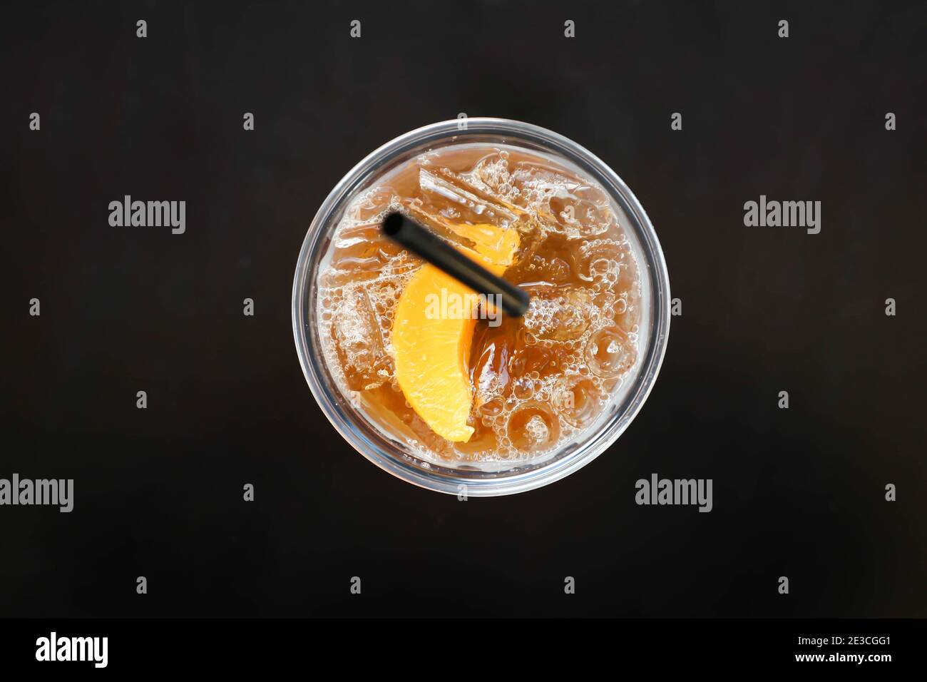tè al limone o al mango, tè freddo Foto Stock