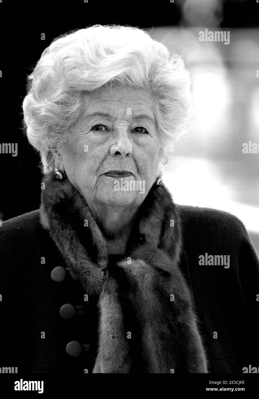 Betty Boothroyd [Baroness Boothroyd]. Ex Presidente della Camera dei Comuni. Membro del Parlamento europeo per il Bromwich occidentale dal 1973 al 2000, Foto Stock