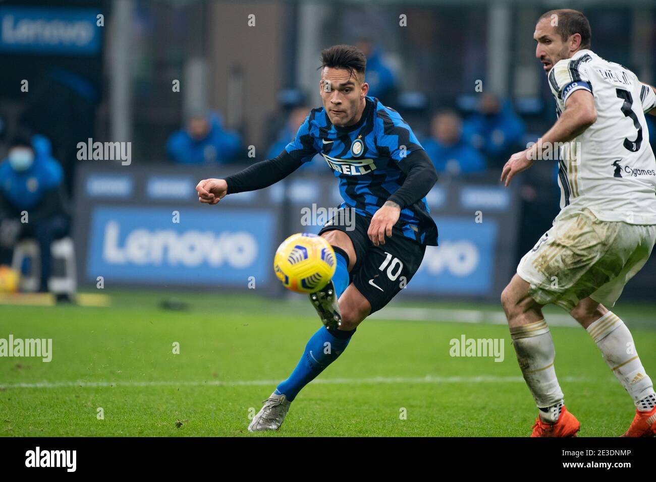 Lautaro Martinez del FC Internazionale Milano durante il campionato italiano Serie UNA partita di calcio tra FC Internazionale / LM Foto Stock