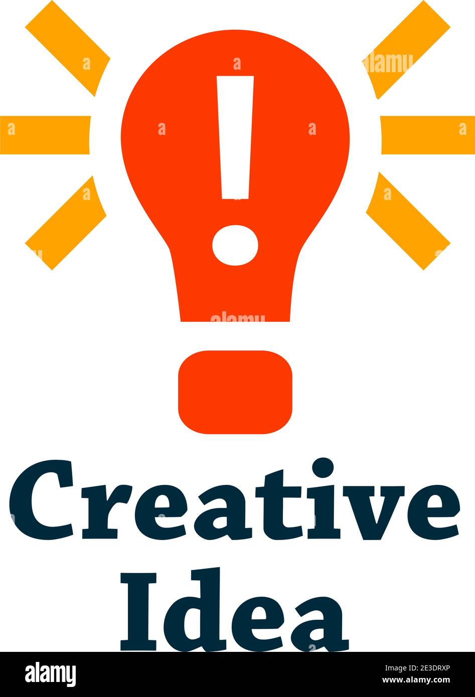 Icona Creative idea su White per il web e i dispositivi mobili. Illustrazione Vettoriale