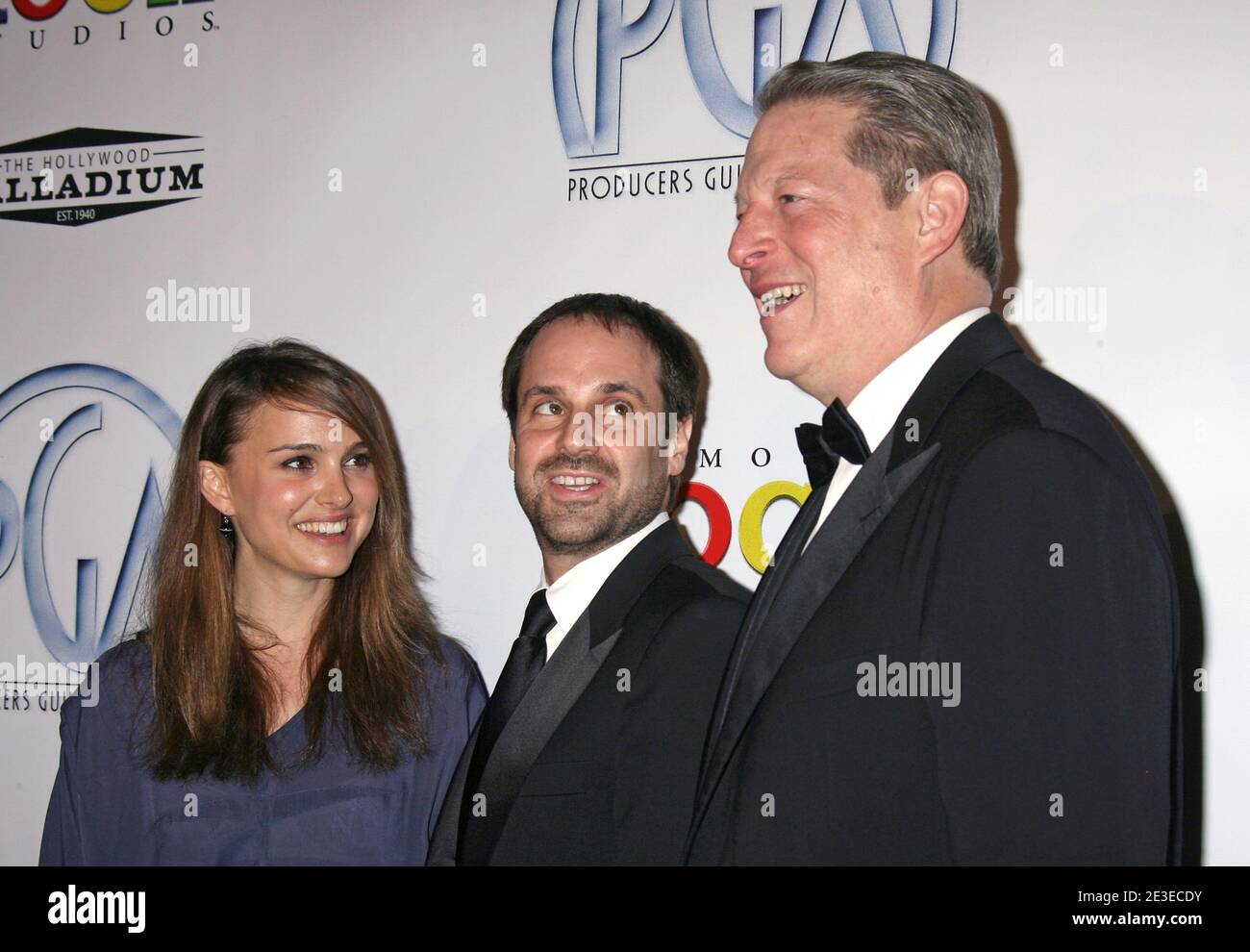 Natalie Portman, al Gore, arriva al 20° premio annuale della Gilda dei produttori all'Hollywood Palladium di Los Angeles, California, USA, il 24 gennaio 2009. Foto di Baxter/ABACAPRESS.COM Foto Stock