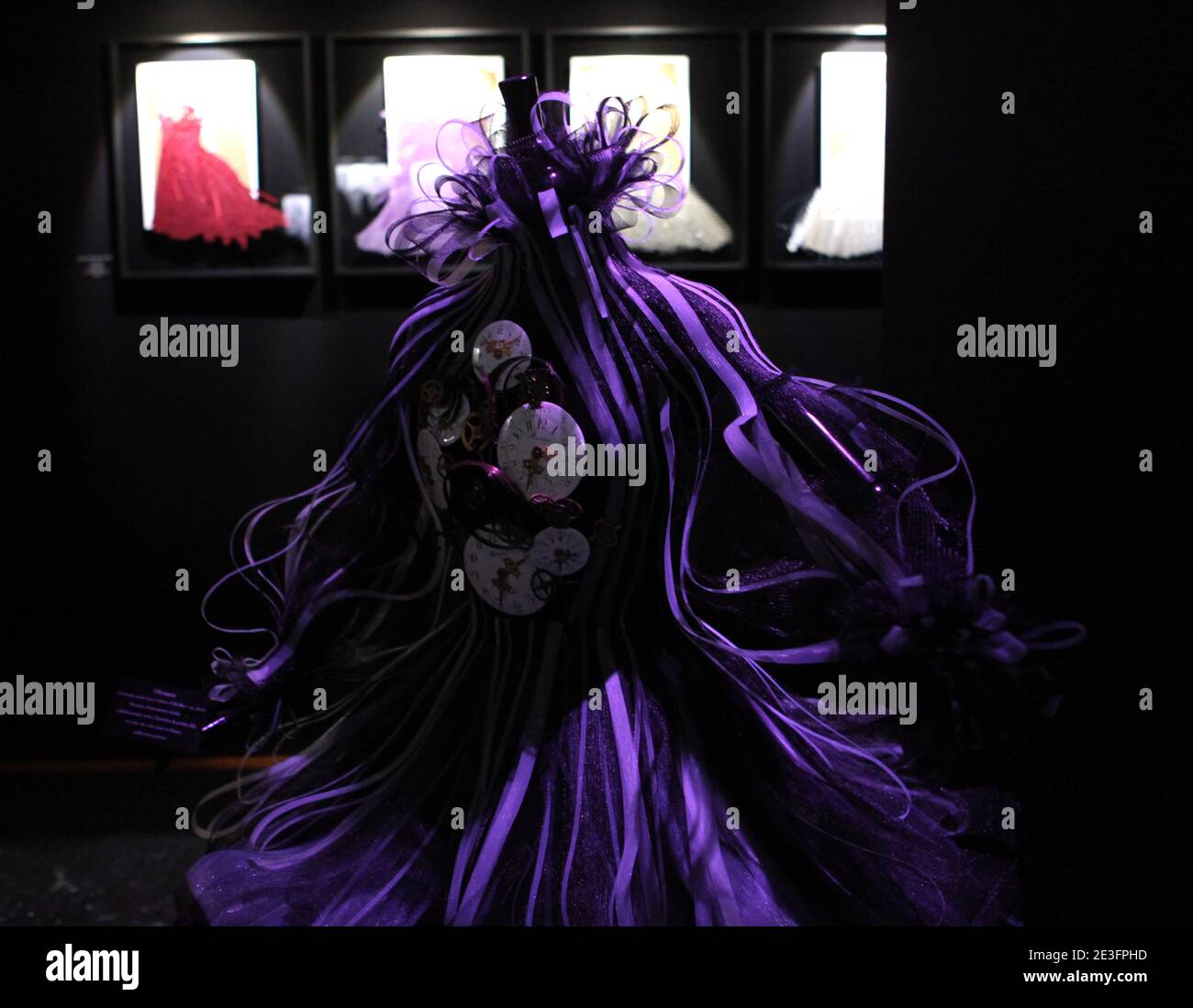 Lancio della mostra di Franck Sorbier 'la couture corps et ame' tenutasi presso il 'Mustee des tissus' di Lione, Francia, il 17 marzo 2009. Foto di Vincent Dargent/ABACAPRESS.COM Foto Stock