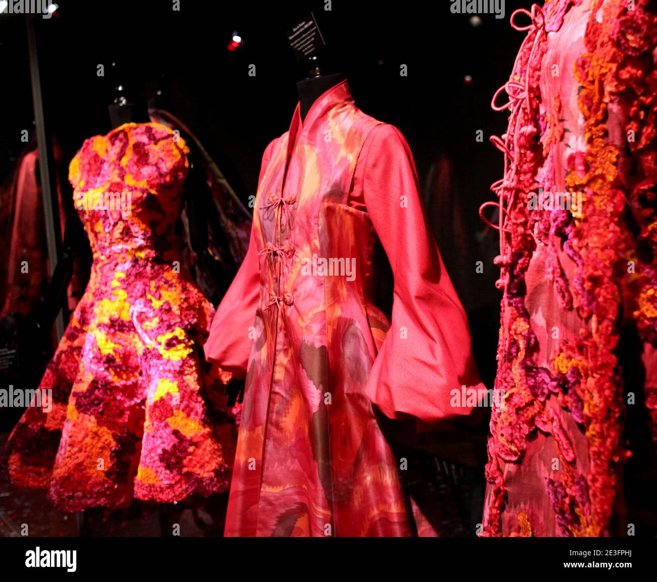 Lancio della mostra di Franck Sorbier 'la couture corps et ame' tenutasi presso il 'Mustee des tissus' di Lione, Francia, il 17 marzo 2009. Foto di Vincent Dargent/ABACAPRESS.COM Foto Stock