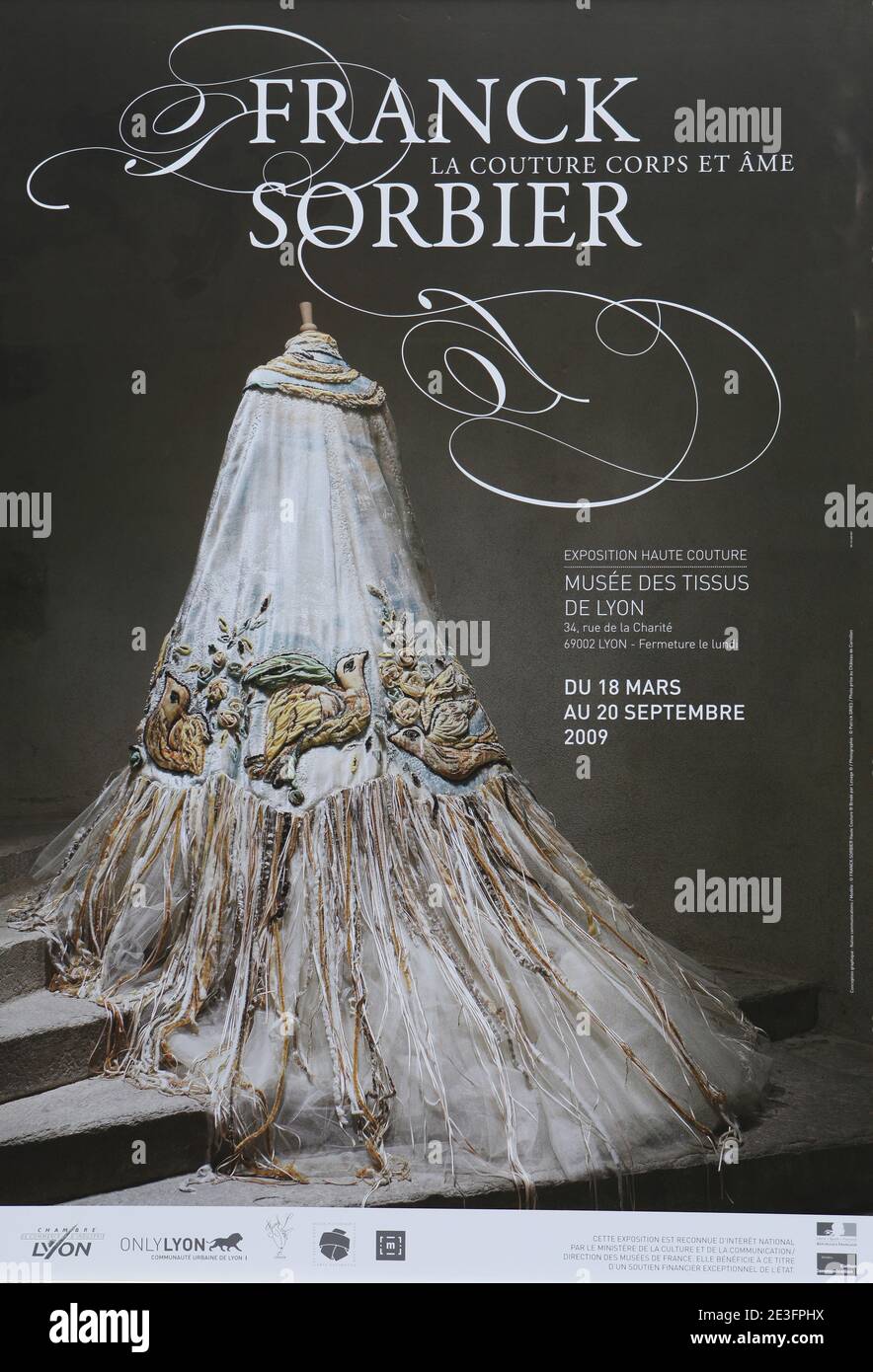 Lancio della mostra di Franck Sorbier 'la couture corps et ame' tenutasi presso il 'Mustee des tissus' di Lione, Francia, il 17 marzo 2009. Foto di Vincent Dargent/ABACAPRESS.COM Foto Stock