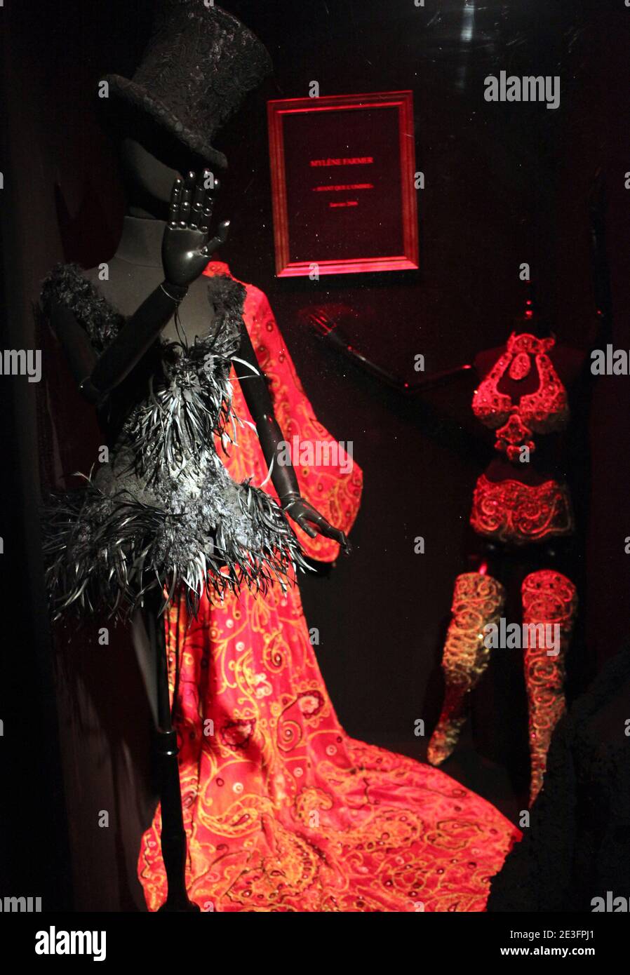 Lancio della mostra di Franck Sorbier 'la couture corps et ame' tenutasi presso il 'Mustee des tissus' di Lione, Francia, il 17 marzo 2009. Foto di Vincent Dargent/ABACAPRESS.COM Foto Stock