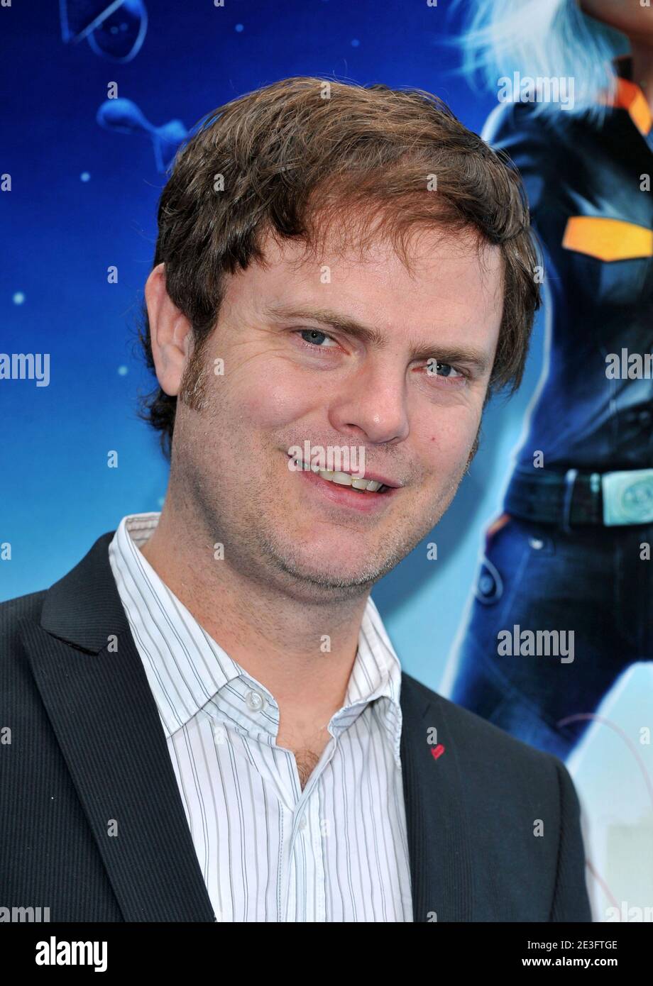 Rainn Wilson arriva alla prima di 'Mostri contro alieni' tenuto al Gibson Amphitheatre di Universal City a Los Angeles, CA, USA il 22 marzo 2009. Foto di Lionel Hahn/ABACAPRESS.COM Foto Stock