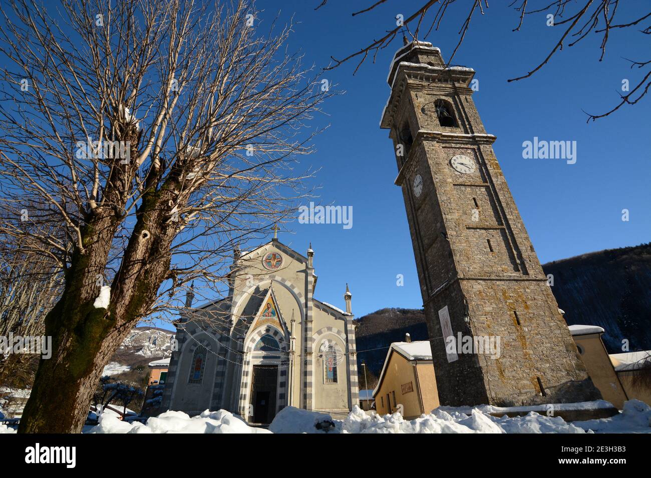 Santuario della Madonna di Guadalupe. Santo Stefano d'Aveto. Liguria. Italia Foto Stock