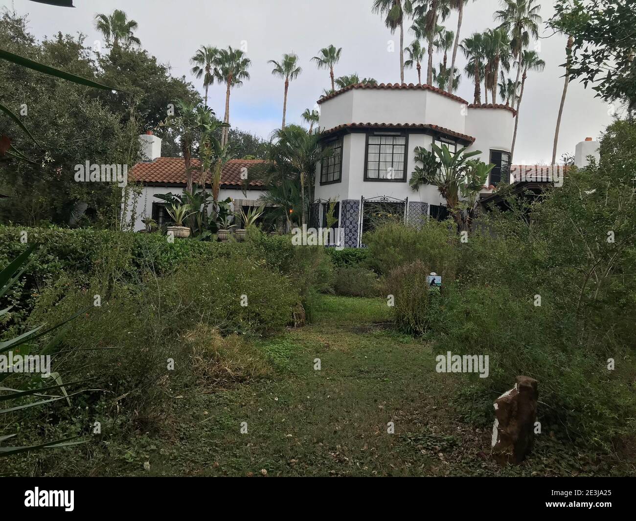La tenuta in stile spagnolo a Quinta Mazatlan, un World Birding Centre. Foto Stock