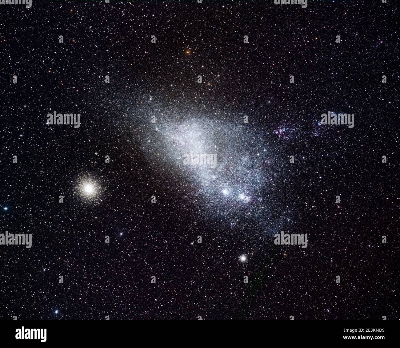 Astrofotografia - piccola nuvola Magellanica Foto Stock