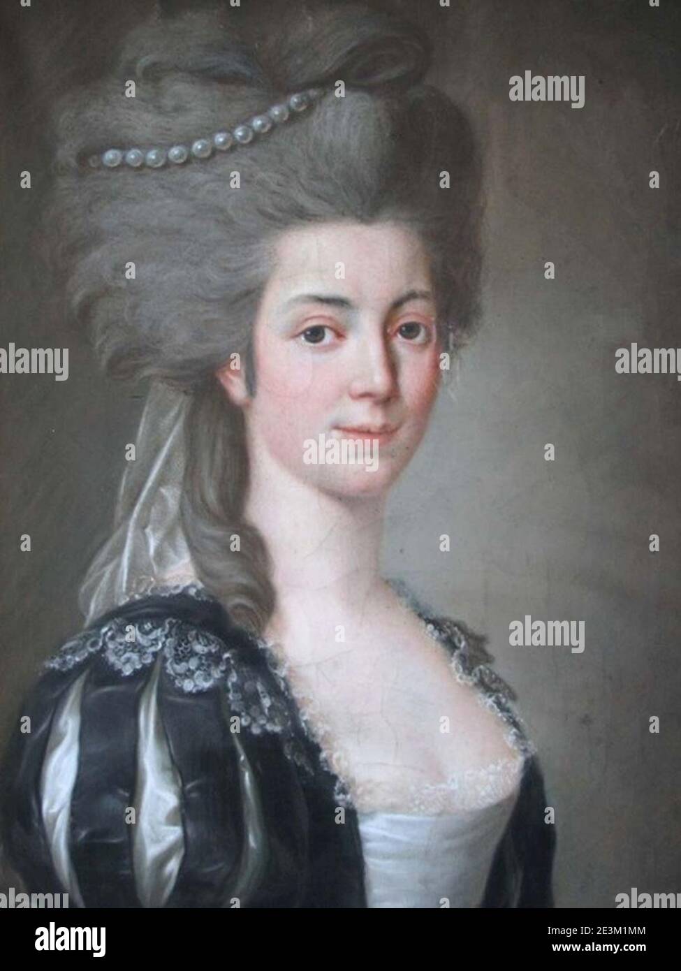 Marquesa de Alorna par pitschmann 1780 lis 1. Foto Stock