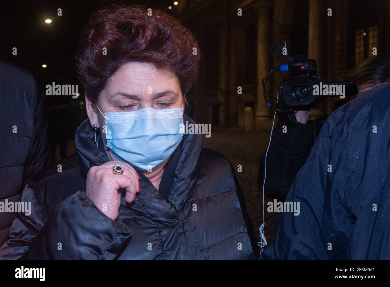 Roma, Italia. 19 gennaio 2021. Il senatore di Italia Viva Teresa Bellanova (Foto di Matteo Nardone/Pacific Press) Credit: Pacific Press Media Production Corp./Alamy Live News Foto Stock