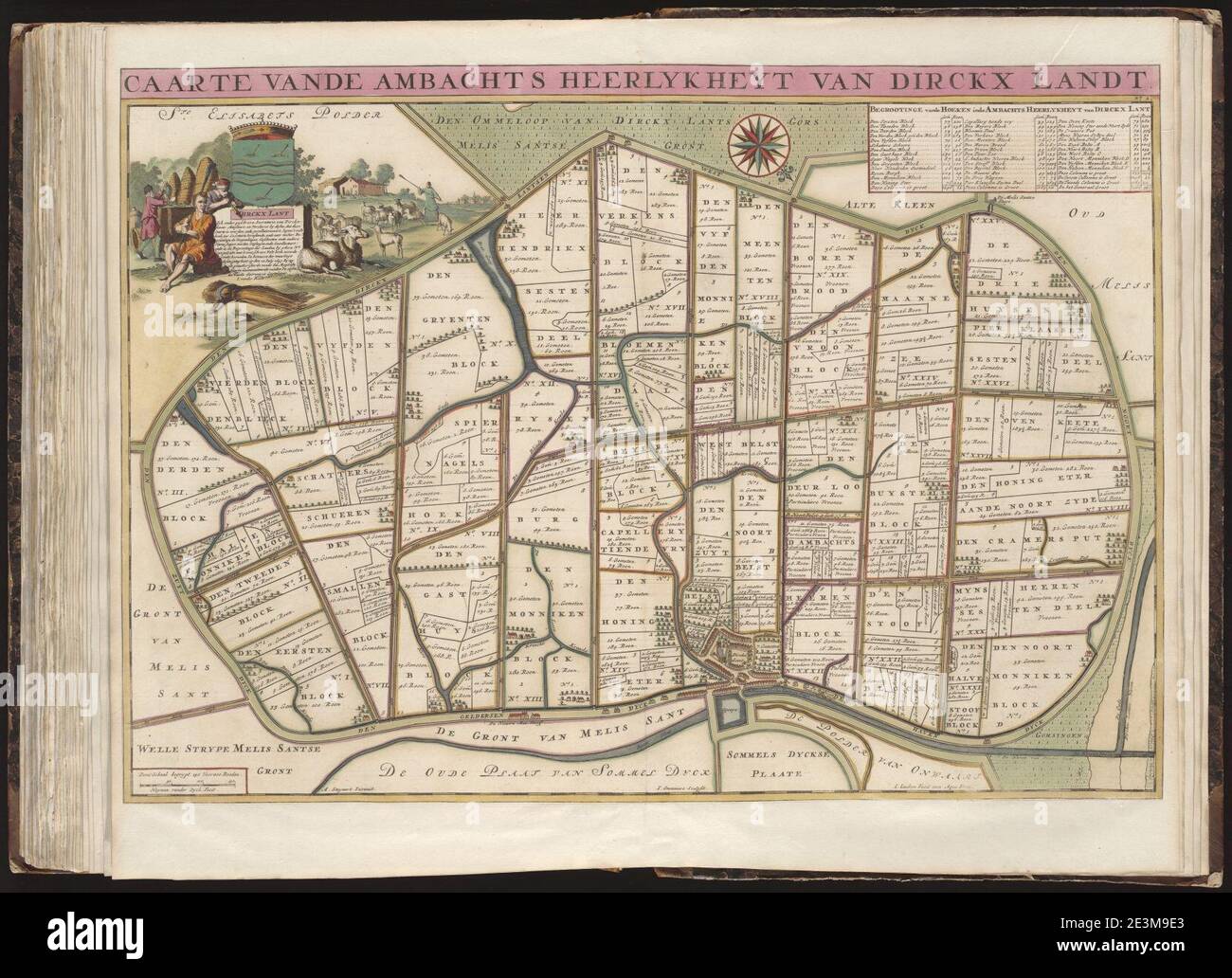 Mappa - Collezioni speciali Università di Amsterdam - OTM- HB-KZL i 2 A 2 (57). Foto Stock