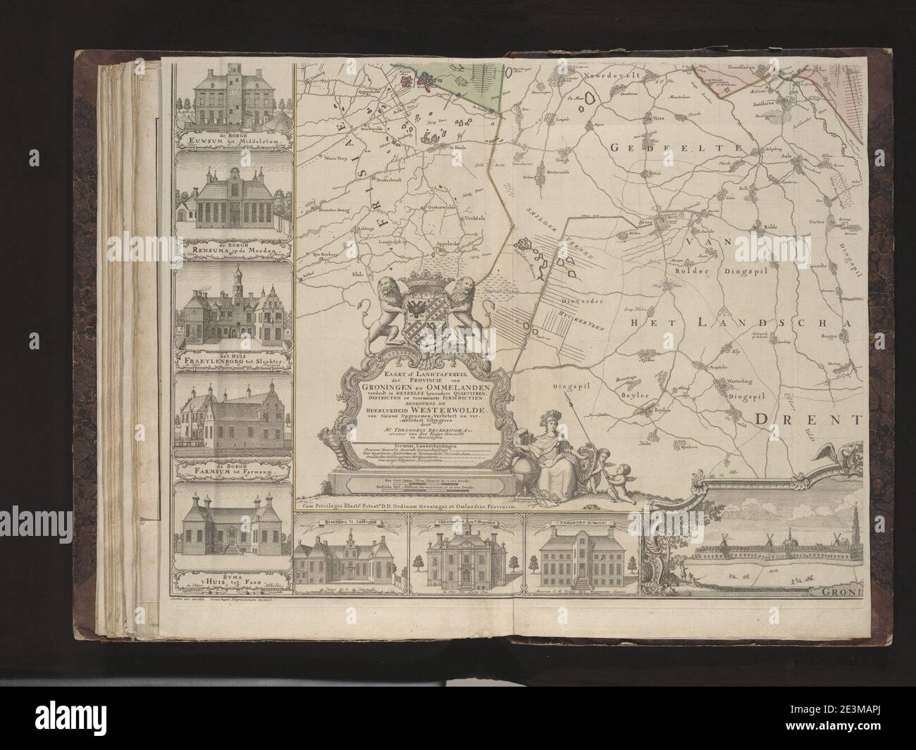 Mappa - Collezioni speciali Università di Amsterdam - OTM- HB-KZL i 2 A 7 (62). Foto Stock
