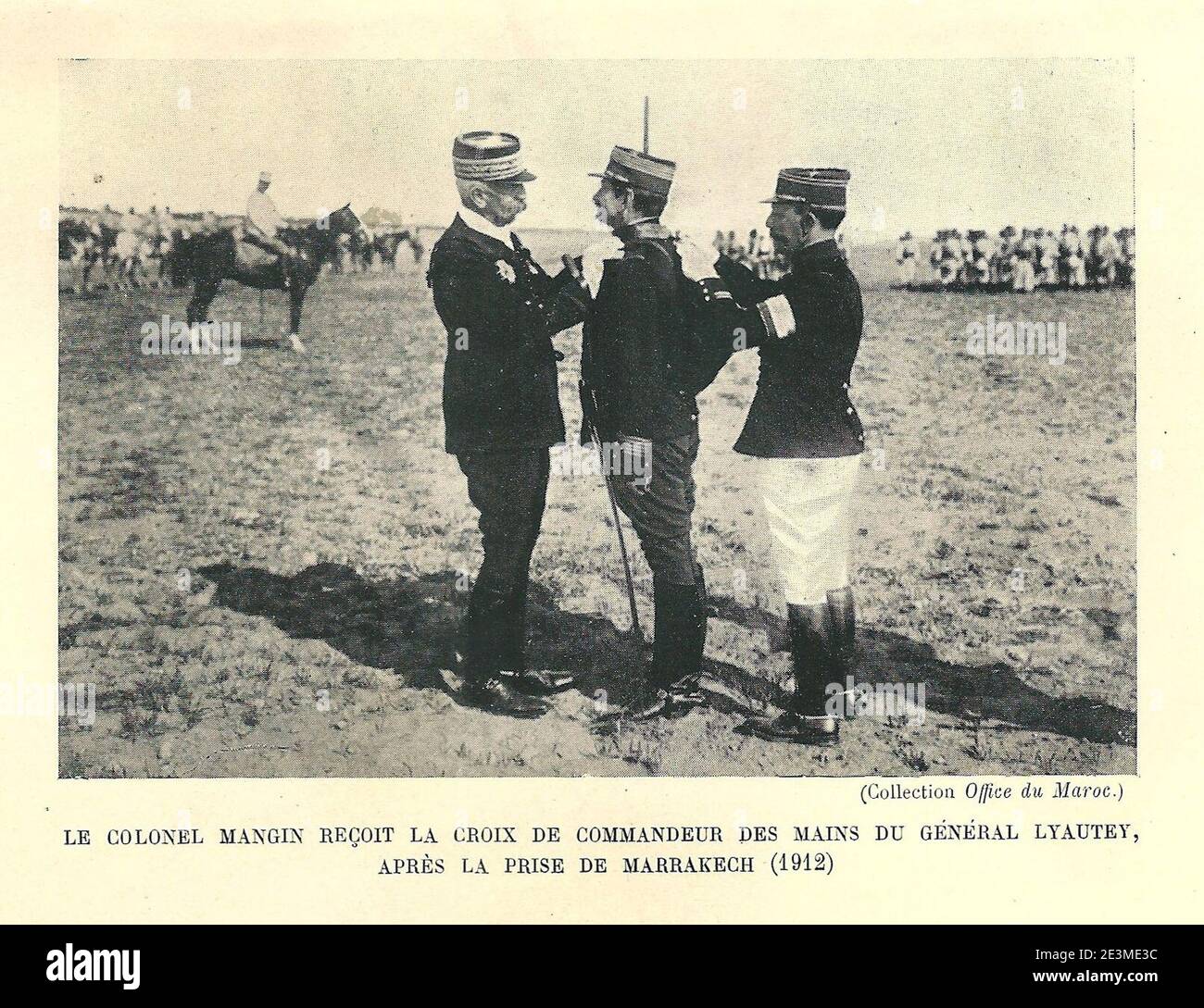 Mangin-décoré par Lyautey. Foto Stock