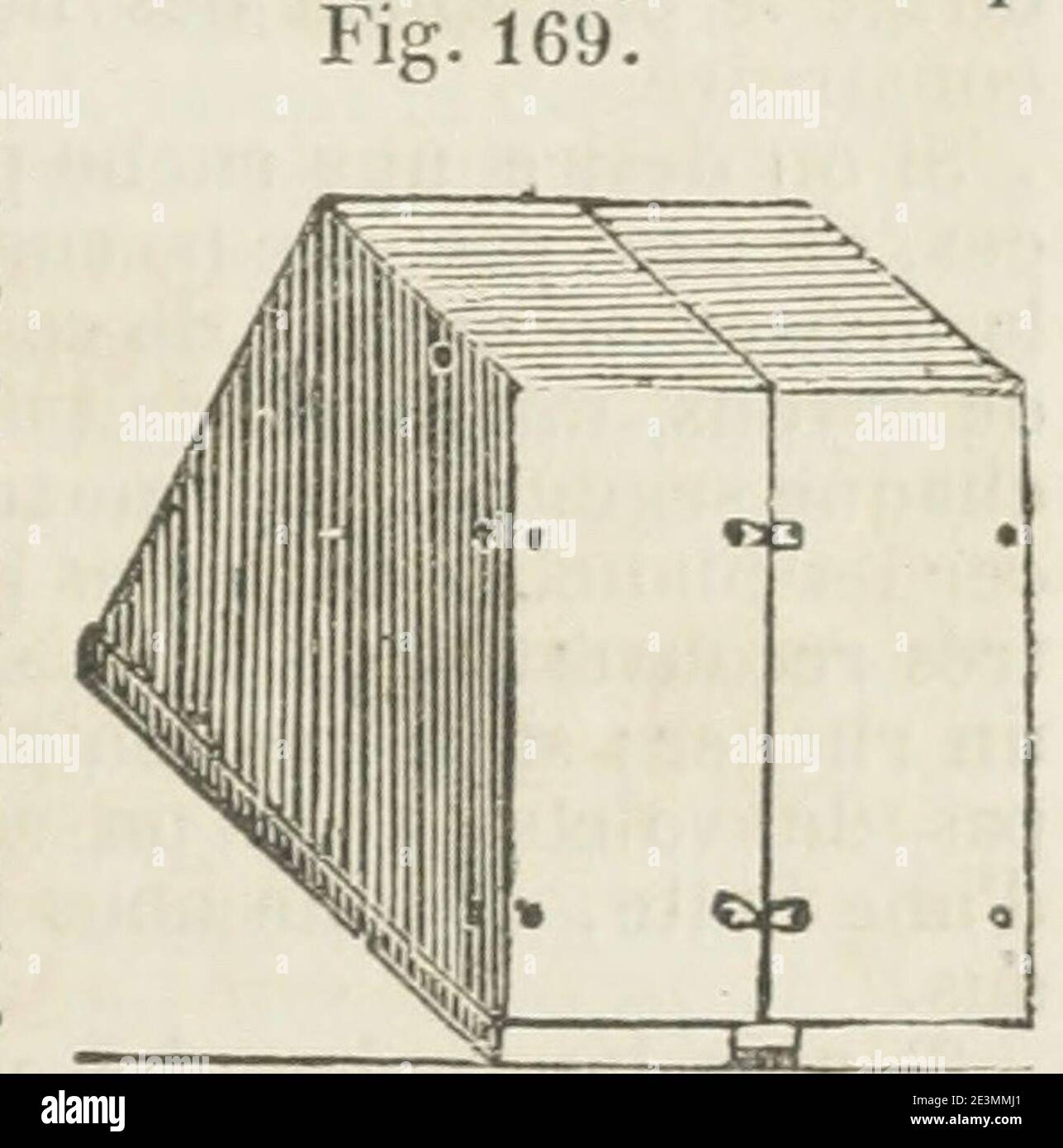 Maison rustique du XIXe siècle, éd Bixio, 1844, III (pagina 161) - Fig 169. Foto Stock