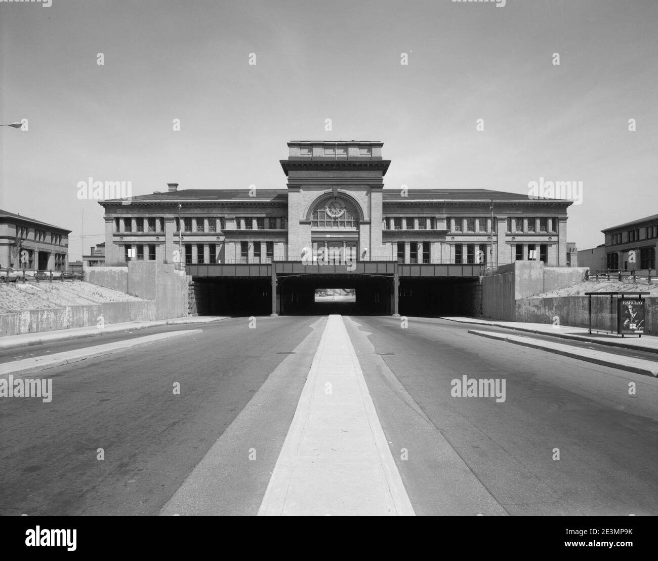 EDIFICIO PRINCIPALE DEL TERMINAL, ELEVAZIONE SUD - Providence Union Station, Exchange Terrace, Providence, Providence County, RI HABS RI, 4-PROV, 177-3. Foto Stock