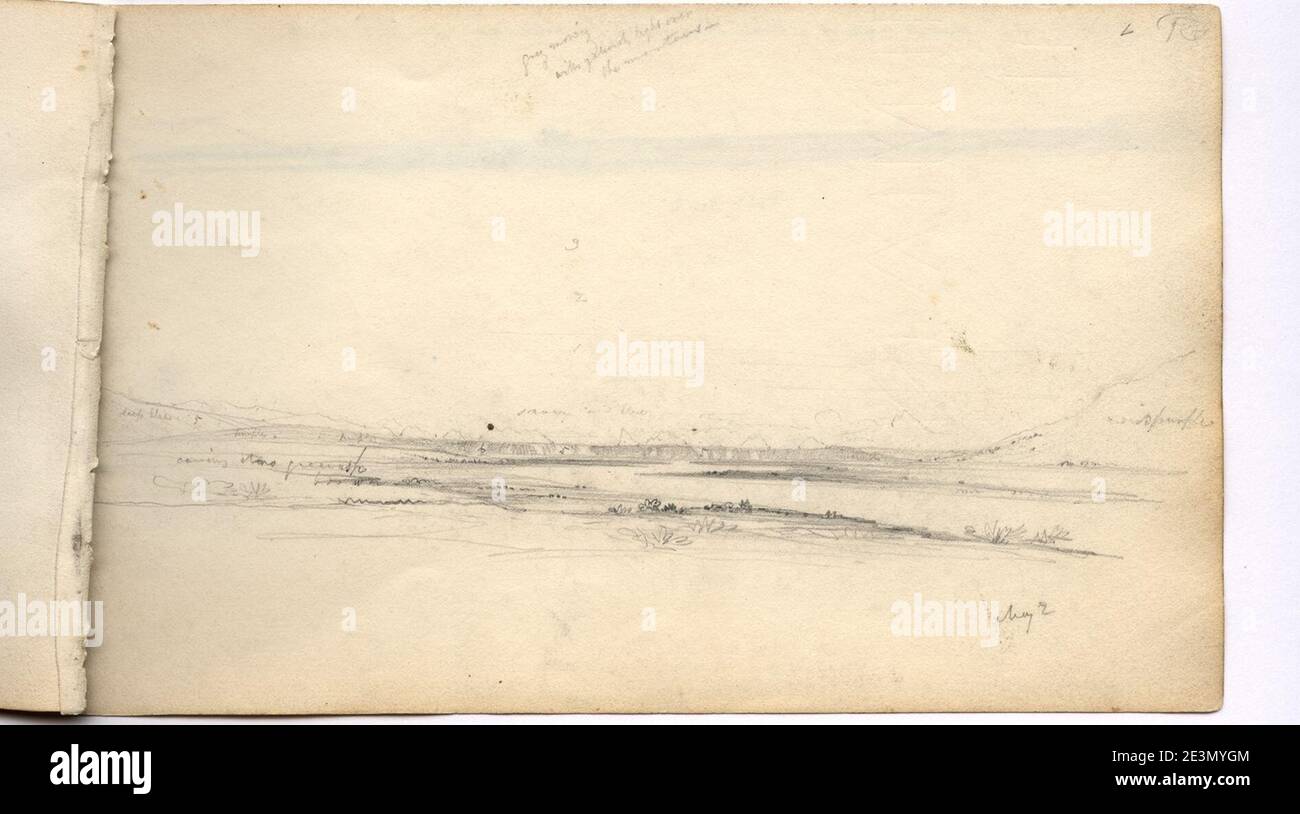 Martens, -Santa Cruz River da circa 130 miglia- (immagine 16, pagina 12r). Foto Stock