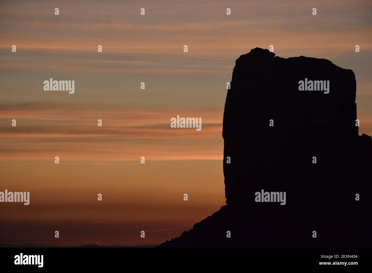 Tramonto in California, da Los Angeles al lago powell Foto Stock