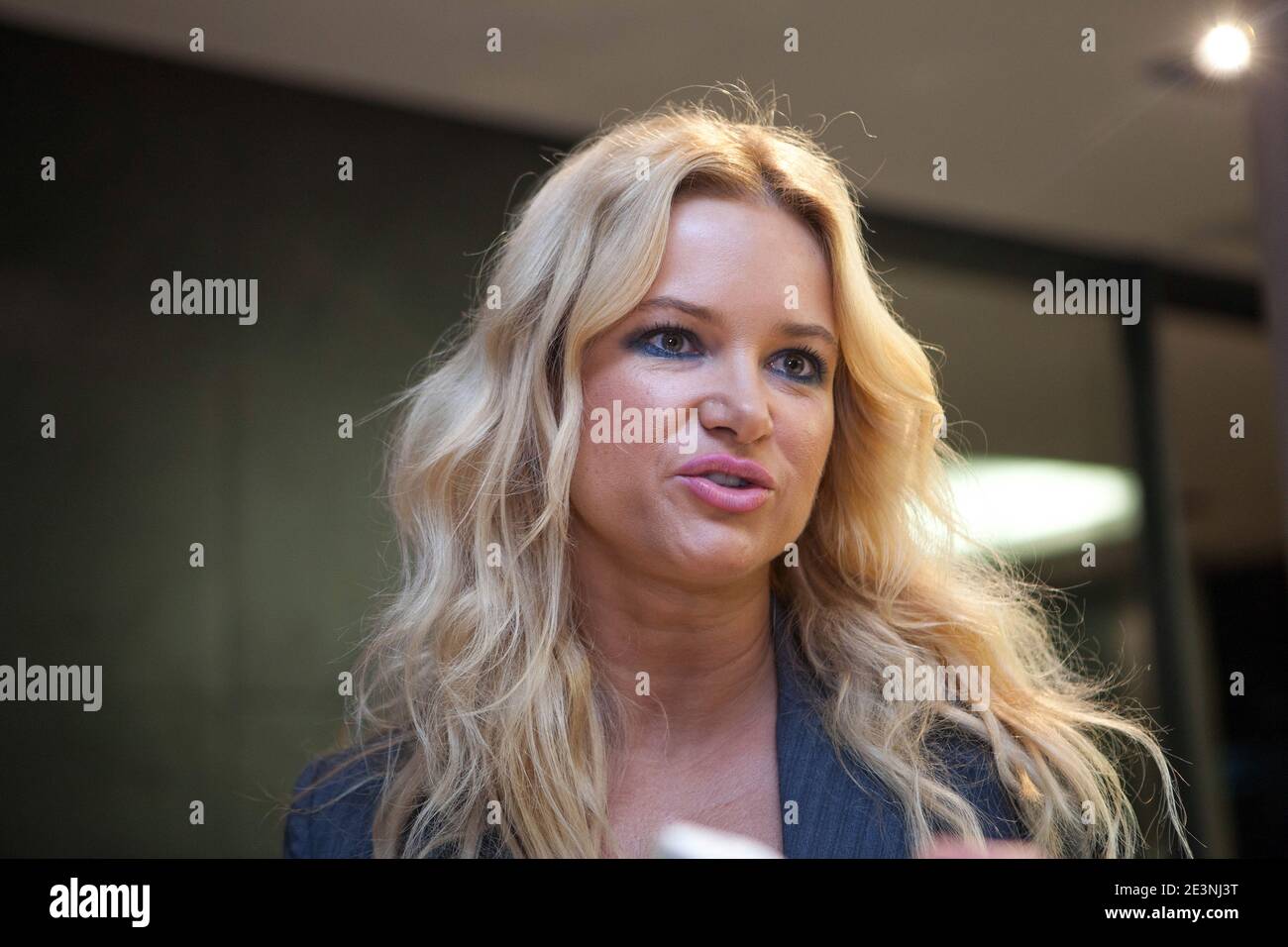 Monika Babisova, moglie Andrej Babis Foto Stock