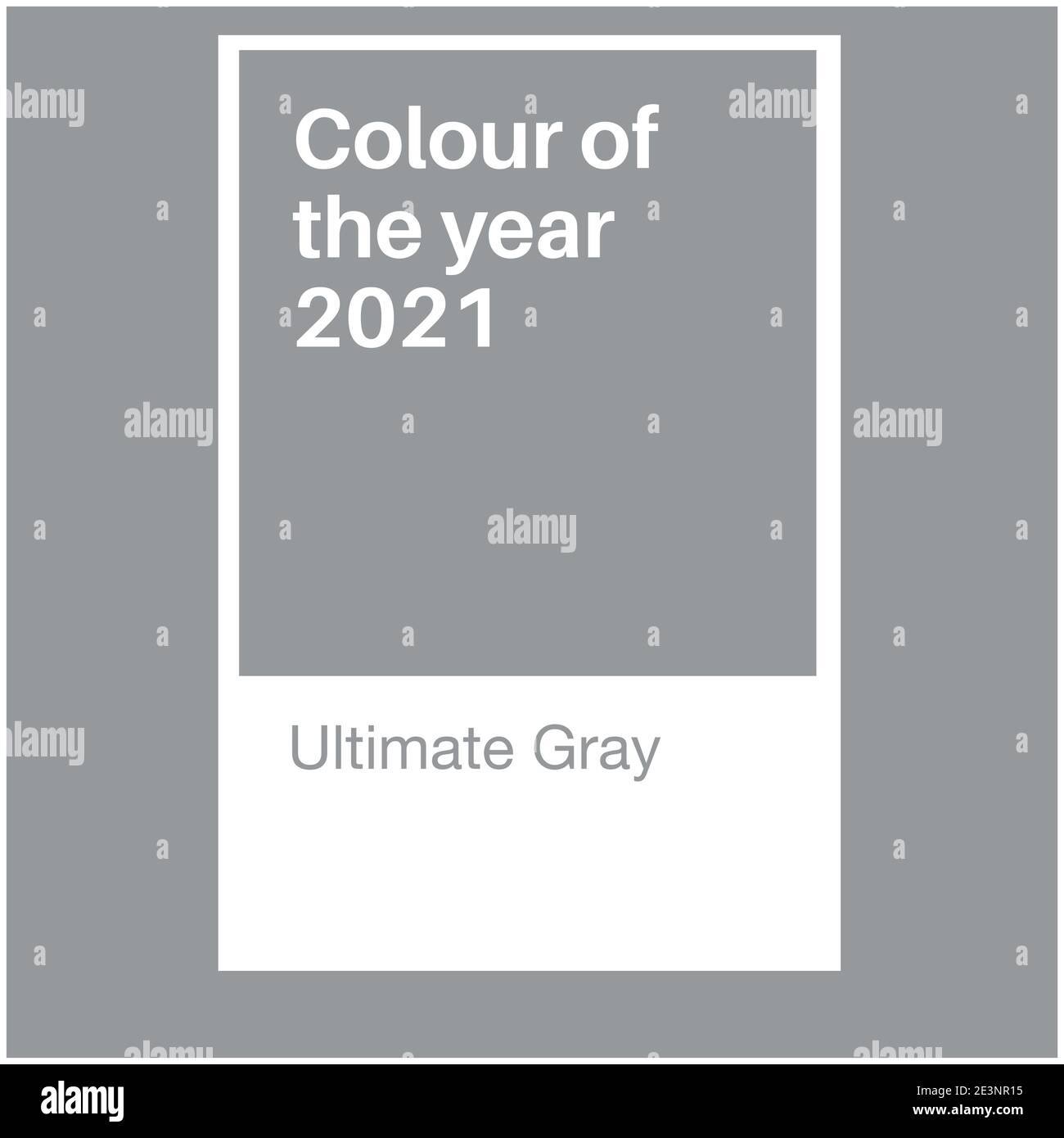 Ultimate Grey e illuminanti colori di tendenza gialli dell'anno 2021. Motivo colore, illustrazione vettoriale Illustrazione Vettoriale