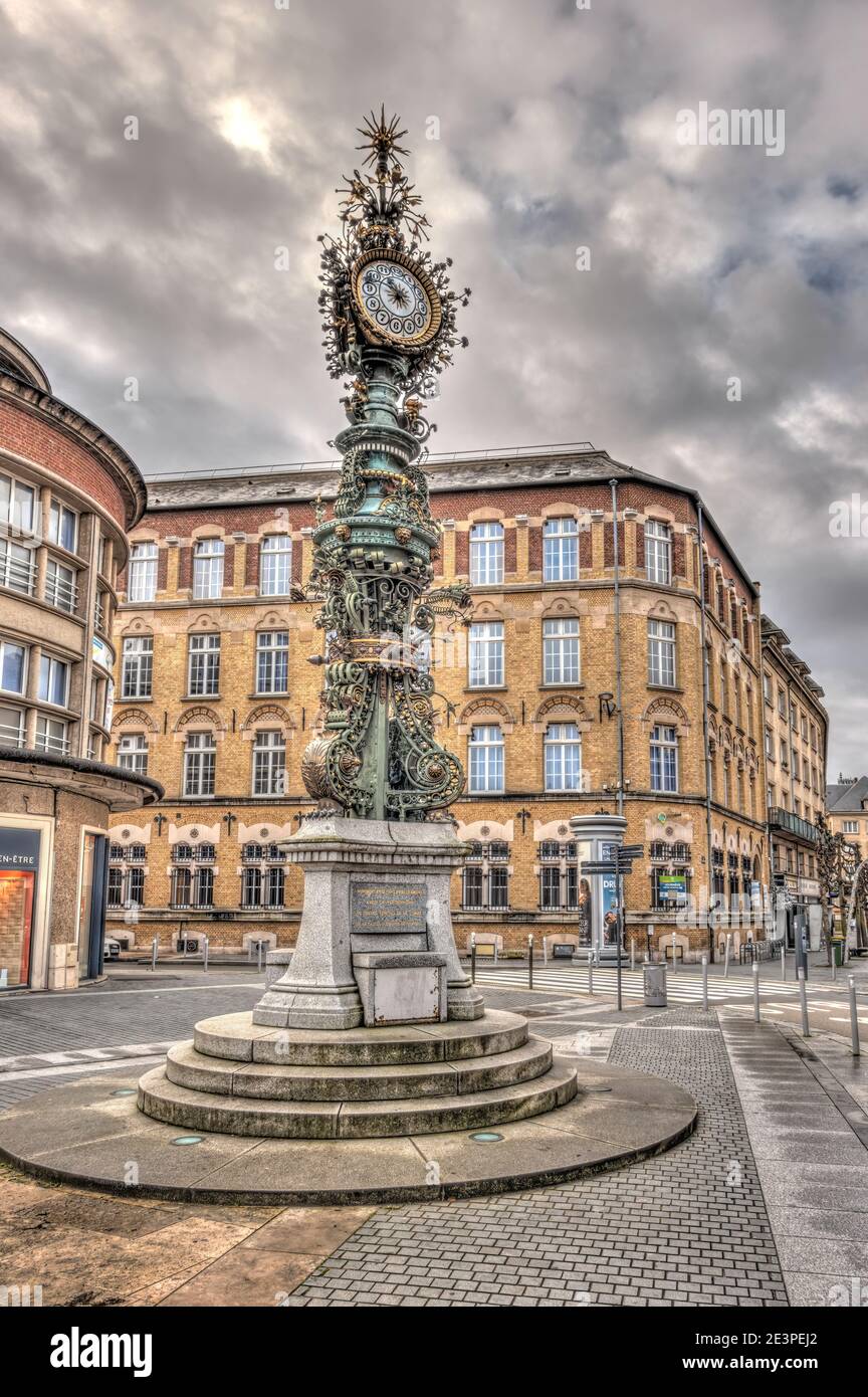 Piazza di Amiens, Francia Foto Stock